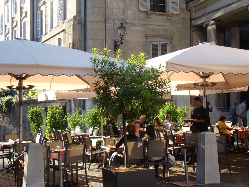 Terrasse du café Papon