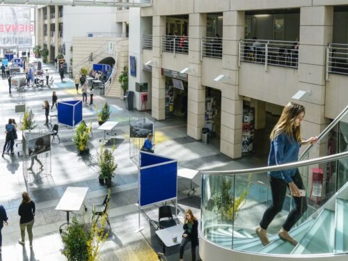 Vue intérieure d'Uni Mail